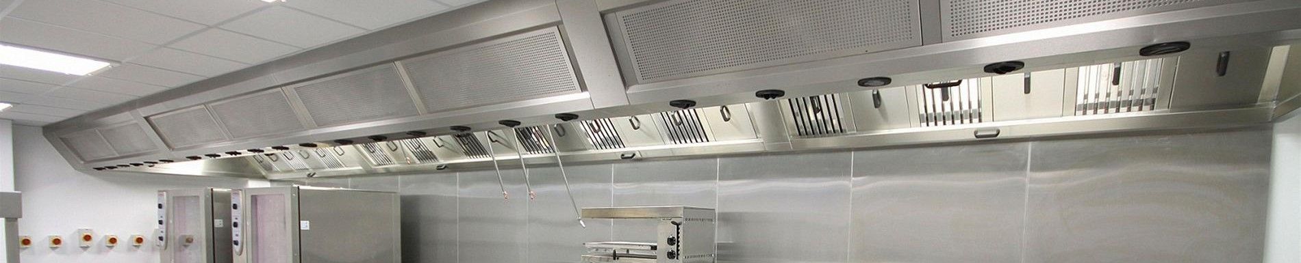 A fully installed Kitchen Ventilation system
