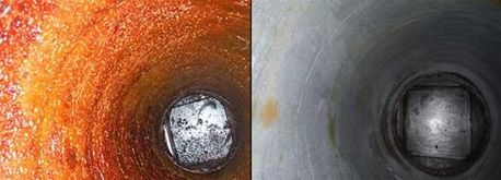 Grease extraction before and after cleaning